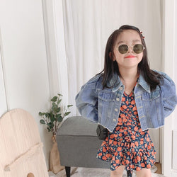 Korean New Girls' Fashion Sweet Denim Clothes