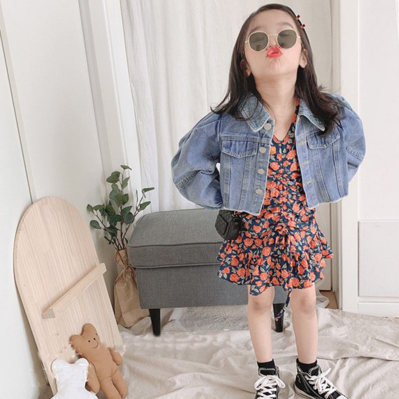 Korean New Girls' Fashion Sweet Denim Clothes